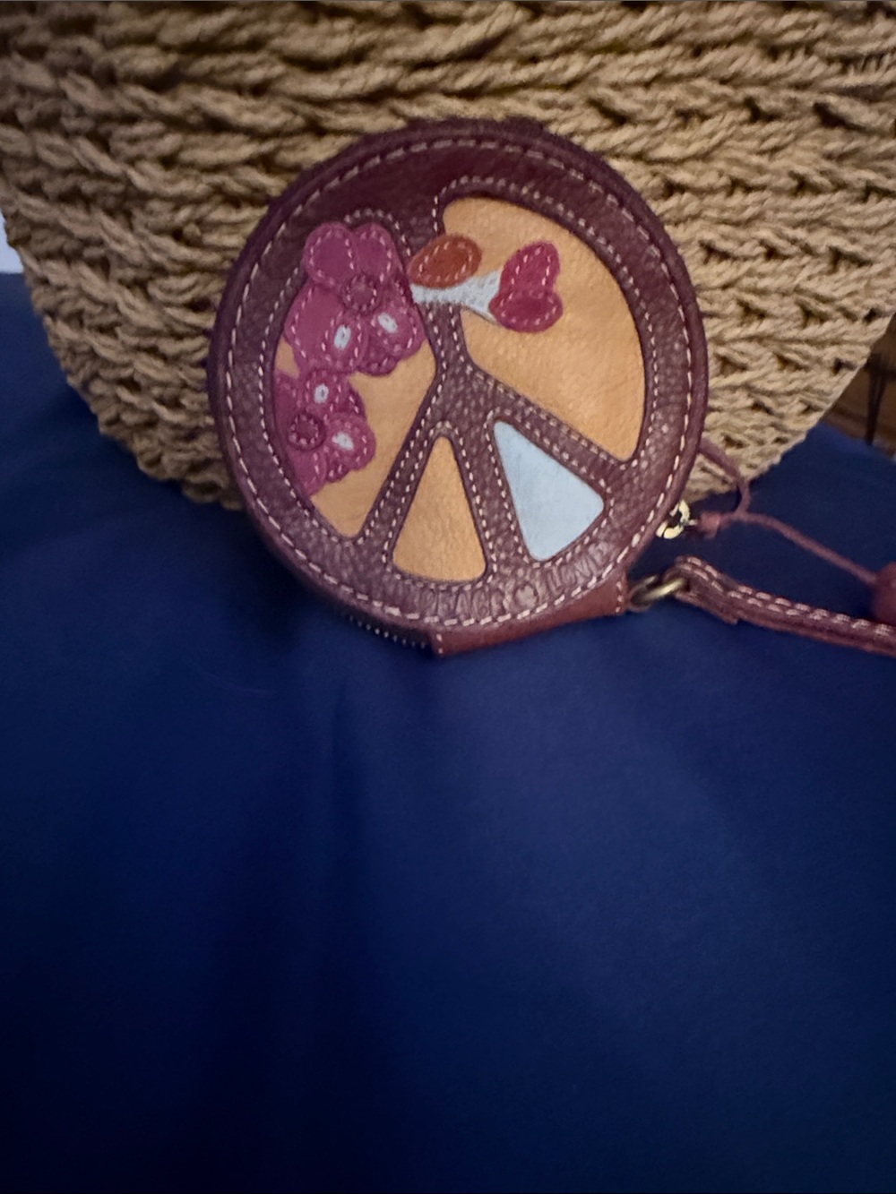 Peace Sign Wristlet